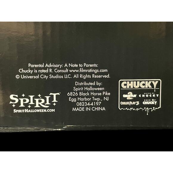 Spirit Halloween Seed Of Chucky 24 In Glen Doll Horror Decoration New in Box - Picture 5 of 9